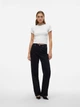 Футболка хлопковая короткая женская Vero Moda 10306894 XL Snow White (5715512215006) - изображение 4