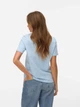 Футболка хлопковая женская Vero Moda 10316991 M Cashmere Blue (5715867329366) - изображение 2