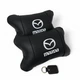 Набор кожаных подушек Mazda с вышивкой логотипа + подарок – кожаный брелок - изображение 1