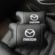 Набор кожаных подушек Mazda с вышивкой логотипа + подарок – кожаный брелок - изображение 8