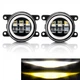 Протитуманні LED Фари Лінза з ДХО та поворотом D=87мм 10-30V/15W 7000K (2шт) 3625 - изображение 4