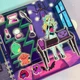 Подарочный бокс Monster High Монстер Хай альбом на липучках для девочек 20 см, наклейки и раскраска 5 кукол - изображение 8