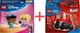 Набір конструкторів LEGO Disney Princess Мініпринцеси Жасмін і Рапунцель 59 деталей + City Автівки Пожежна машина 67 деталей (563834400_563834412) - зображення 1