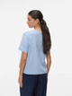 Футболка хлопковая женская Vero Moda 10341351 XL Brunnera Blue (5715867308613) - изображение 2