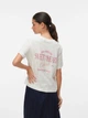 Футболка хлопковая женская Vero Moda 10341351 L Snow White (5715867308699) - изображение 3