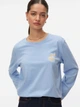 Лонгслив длинный женский Vero Moda 10341356 M Brunnera Blue (5715826653013) - изображение 1