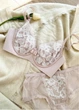 Женский сетчаcтый комплект белья из бюстгальтера и трусиков Spring Elegance (2015-85B-02) Пудровый 85B No Brand - изображение 7