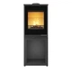 Стальная печь-камин на дровах KAWMET HARITA S15v L-Box Decor 5.7 кВт - изображение 1