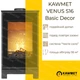 Стальная печь-камин на дровах KAWMET VENUS S16 Basic Decor 9.5 кВт - изображение 2