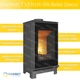 Стальная печь-камин на дровах KAWMET VENUS S16 Basic Decor 9.5 кВт - изображение 4