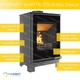 Стальная печь-камин на дровах KAWMET HARITA S15i Basic Decor 6.5 кВт - изображение 4