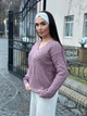 Свитер женский повседневный пудровый 42-56 с1524.5070.01 - изображение 4