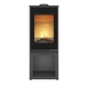 Стальная печь-камин на дровах KAWMET VENUS S16 S-Box Decor 9.5 кВт - изображение 1
