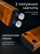 Точилка для ножа ручная точила профессиональная керамическая универсальная магнитная деревянная безопасная компактная двусторонняя ножеточка заточка для кухонных ножей с абразивными вставками углом заточки алмазным керамическим диском Hechpro АНRPSH - изображение 4
