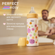 Пляшечка пластик Chicco PERFECT Easy, 330 мл, соска силікон, 4 м+, Жовтий - зображення 5