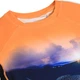 Футболка-рашгард для купания Molo Neptune Into The Sunset, цвет голубой, размер 98/104 (8S26P204.5194) - изображение 4