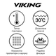 Ботинки Viking Fun Warm WP Black, цвет черный, размер 24 (253.95315.0002) - изображение 2