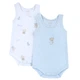 Боди (2 шт.) Chicco Fiore, цвет голубой, размер 68 (090.11846.021) - изображение 1