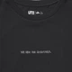 Футболка хлопковая оверсайз длинная женская Uniqlo 666286036 XS Черная с принтом (1159855707) - изображение 6