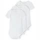 Боди (3 шт) Name it Classic white, цвет белый, размер 50 (211.13183432.BWHI) - изображение 1
