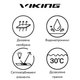 Ботинки Viking Toasty Warm GTX Zip Dark Gray, цвет серый, размер 22 (253.94010.0091) - изображение 3