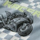 Пижама Name it Motocross, цвет голубой, размер 122/128 (13254417.DBLU) - изображение 7
