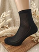 Носки мужские летние с сеткой 035S Black, укороченные, 41-45р., Черные - изображение 2