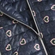Куртка Chicco Lovely hearts, цвет синий, размер 128 (090.87800.080) - изображение 3