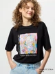 Футболка хлопковая женская Uniqlo 877068785 S Черная (1159856459) - изображение 1