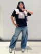Футболка хлопковая женская Uniqlo 877068785 S Черная (1159856459) - изображение 6