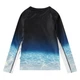Футболка-рашгард для купання Molo Neptune LS Faded Ocean, колір чорний, розмір 110/116 (8S25P204.3797) - зображення 7