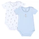 Боди (2 шт.) Chicco Incanto, цвет голубой, размер 92 (261.02034.021) - изображение 1