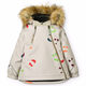 Зимова термокуртка Molo Hopla Fur Arty Emotions, колір бежевий, розмір 86 (5W25M317.9370) - зображення 1