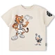 Футболка Molo Rodney Basket Mascots, колір бежевий, розмір 116 (1S26A212.9887) - зображення 1