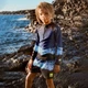 Футболка-рашгард для купання Molo Noble Big Ocean, колір синій, розмір 110/116 (8S26P206.5198) - зображення 3