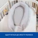 Кокон Piccolino, велюр-поплін, колір сірий (111701.01) - зображення 5