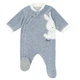 Велюровый комбинезон Chicco Moon Bunny, цвет серый, размер 68 (091.00509.091) - изображение 1