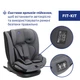 Автокресло Chicco Mokita i-Size, группа 1/2/3, цвет серый (87033.73) - изображение 9