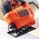 Пила лобзикова мережева BLACK+DECKER, 520 Вт, 3000 ход/хв, максимальна глубина пропилу (дерево) - 70 мм, вага 2.21 кг (KS701E) - изображение 3