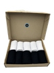 Набір спортивних бавовняних шкарпеток Cool Socks Sport Active Black & White, середні білі та чорні (10 пар) розмір 43-46 - изображение 1