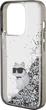 Панель Karl Lagerfeld Liquid Glitter Choupette для Apple iPhone 15 Pro Transparent (3666339164218) - зображення 5