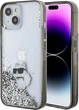 Панель Karl Lagerfeld Liquid Glitter Choupette для Apple iPhone 15 Transparent (3666339164195) - зображення 1
