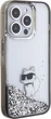 Etui Karl Lagerfeld Liquid Glitter Choupette do Apple iPhone 15 Pro Max Transparent (3666339164225) - obraz 4