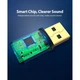 Звукова карта USB AUX jack, TRRS Metal (OMTP-CTIA) Vention сіра - изображение 7