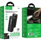 Повербанк з ліхтариком 20000mAh 22.5W HOCO J150 Stream PD power bank USB/Type-C чорний - зображення 9