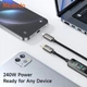 Кабель Mcdodo USB-C – USB-C 240W з TFT дисплеєм, PD швидка зарядка 5A, 1.2 м, чорний CA-8750 - зображення 5