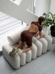 Женский спортивный комбинезон для фитнеса на молнии со спинкой и швами, Sculpt Line, (шоколад), S - изображение 8