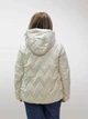Стильная весенне- осенняя женская куртка с капюшоном Vivilona (Max Mara) 27128 Светло бежевый, M - изображение 6