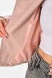 Куртка-косуха женская из экокожи пудрового цвета Fashion размер 42-44 (210850) - изображение 4