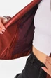 Куртка-косуха женская из экокожи медного цвета Fashion размер 42 (210844) - изображение 4